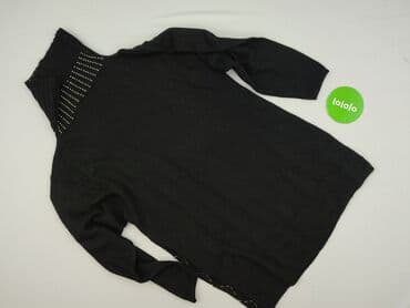 czarna sukienka dzianinowa z golfem: Sukienka damska, rozmiar S — 5