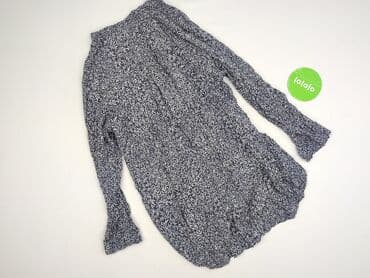 niebieska sukienka w kwiaty h m: H&M, Sukienka damska, rozmiar M — 3