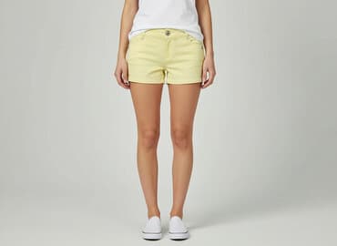 krótkie spodenki z wysokim stanem sklep: Szorty damskie, rozmiar M — 6