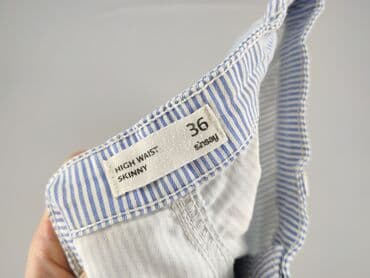 jeansy straight stradivarius: Material trousers for women, S — 4