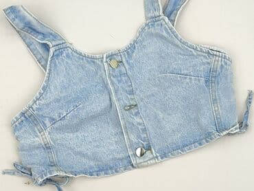 jeansy z asymetrycznym zapieciem: Top damski, rozmiar M — 1