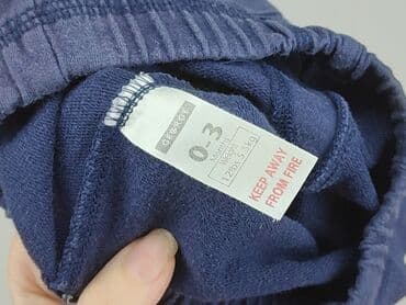 ciepłe spodnie dresowe: Spodnie dresowe, George, 1-3 m, stan - Dobry — 4