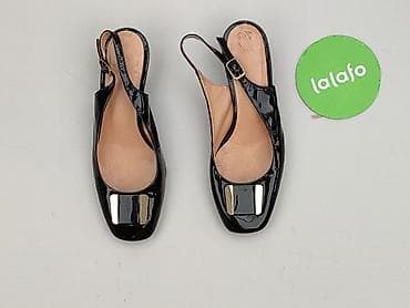 botki nessi: Czółenka damskie Gino Piacci, rozmiar 37 - Model: slingback z odkrytą — 2