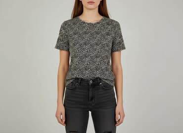 śmieszne koszulki z koniem: Gina Tricot, T-shirt damski, rozmiar S — 7