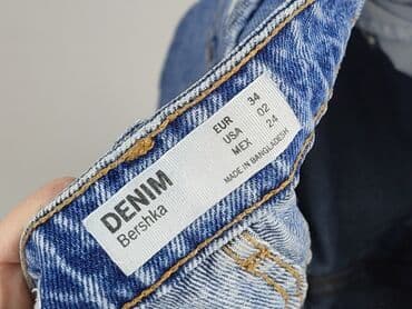 obcisła sukienka bershka: Bershka, Jeansy damskie, rozmiar XS — 5