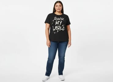 bluzki rock: New Look, T-shirt damski, rozmiar XL — 9