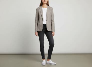 klapki hermes bezowe: H&M, Marynarka damska, rozmiar S — 6