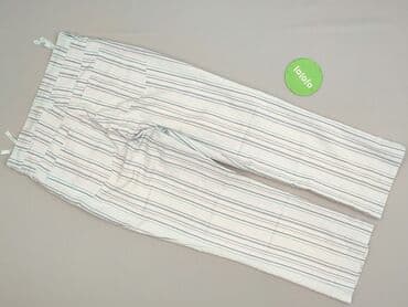 krótkie spodenki w paski: Spodnie materiałowe damskie, rozmiar M — 3