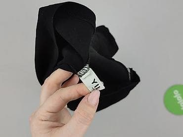 czarne bluzki basic: High, T-shirt damski, rozmiar S — 5