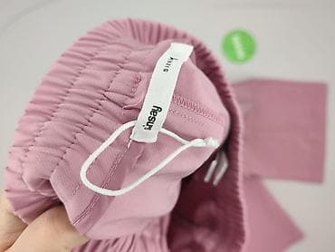 szorty len: Spodnie materiałowe damskie, rozmiar M — 5