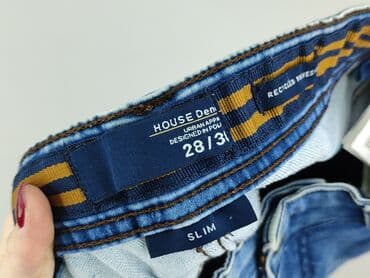 jeansy woskowane męskie: House of Denim, Jeansy dla mężczyzn, rozmiar XS — 4