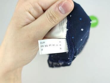 niebieska satynowa sukienka zara: C&A, Bluzka damska, rozmiar XS — 6