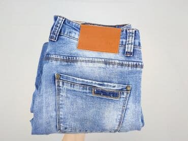 spodnie jeansowe z cyrkoniami: Jeansy dla mężczyzn, M — 6