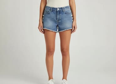 krótkie spodenki damskie jeansowe allegro: Szorty damskie, rozmiar S — 1