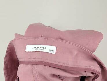 kurtki zimowe wyprzedaż reserved: Reserved, Spodnie materiałowe damskie, rozmiar XL — 4