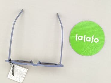 złote dodatki do zielonej sukienki: Glasses, Sunglasses, Cat eyes design, condition - Perfect — 4