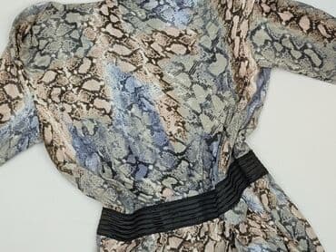 niebieska satynowa sukienka zara: Sukienka damska, rozmiar S — 1