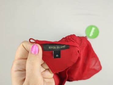 czerwona sukienka na ramiączkach h: River Island, Сукня жіноча, розмір XS — 4