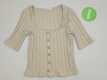 bluzka z kwadratowym dekoltem stradivarius: Stradivarius, Bluzka damska, M — 2