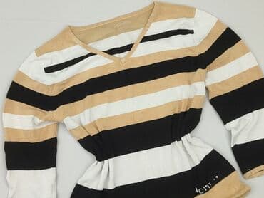 czarne bluzki dekolt v: Sweter damski, rozmiar S — 1