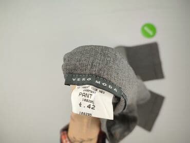 spodnie woskowane zalando: Vero Moda, Spodnie materiałowe damskie, rozmiar L — 4