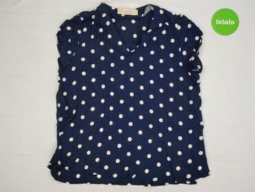 boss koszula niebieska w białe kropki: Bluzka damska, XL — 2