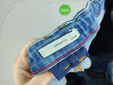 sukienka boho biala: Spodnie jeansowe, Reserved, 15 lat, 170, stan - Bardzo dobry — 4