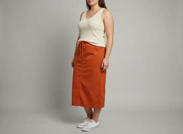 spódnice maxi jesienna: Spódnica damska, rozmiar XL — 5