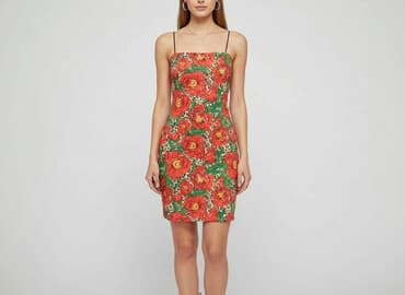 shein sukienki plus size czerwone: Shein, Sukienka damska, rozmiar XS — 7