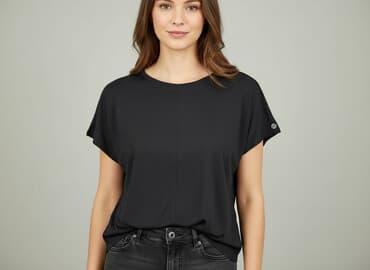 koszulki z długim rękawem damskie only play: Page One Young, T-shirt damski, rozmiar M — 1