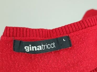 czerwony top stradivarius: Gina Tricot, Bluzka damska, L — 4