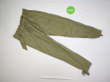 oliwkowe buty: Spodnie materiałowe damskie, rozmiar S — 3