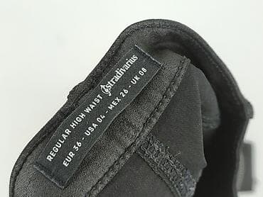 stradivarius cargo czarne: Stradivarius, Spodnie materiałowe damskie, rozmiar S — 4