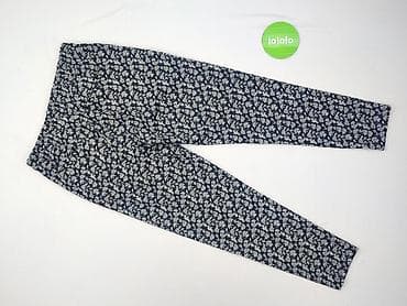 czarne cargo pull and bear: Ichi, Spodnie materiałowe damskie, rozmiar XS — 3