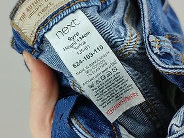 8 lat: Spodnie jeansowe, Next, 9 lat, 128/134, stan - Bardzo dobry — 5