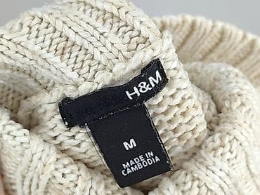 sweter sukienki: H&M, Golf damski, rozmiar M — 5