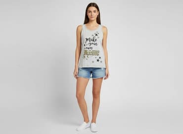 shein podkoszulki damskie: Love To Lounge, T-shirt damski, rozmiar S — 7