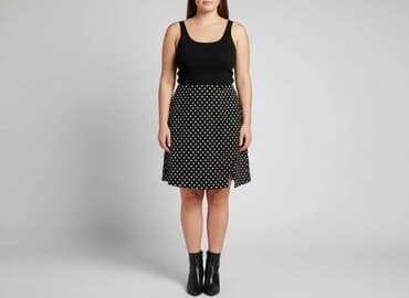 spódnice w groszki stradivarius: Shein Curve, Spódnica damska, rozmiar 3XL — 6