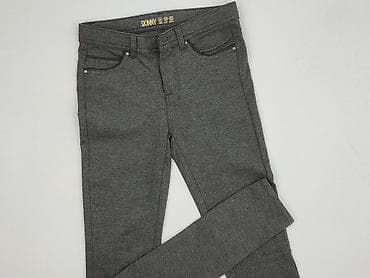 rurowy: Skinny, Spodnie materiałowe damskie, rozmiar S — 1