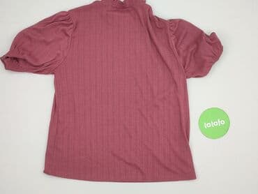 modne bluzki z bufiastymi rękawami: Bluzka damska, rozmiar L — 5