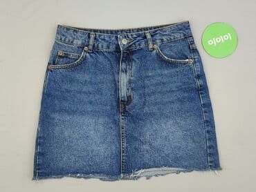 spódnice jeansowe z rozporkiem: Topshop Moto, Spódnica damska, rozmiar M — 3