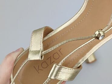 biale klapki hermes: Kazar, Sandały damskie, rozmiar 38 — 5