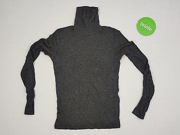 pull and bear bluza szara: Zara, Golf damski, rozmiar S — 2