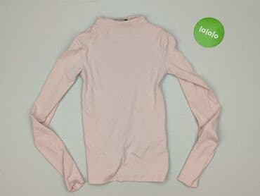 zara koszulka z prązkowanej dzianiny: Zara, Golf damski, XS — 2