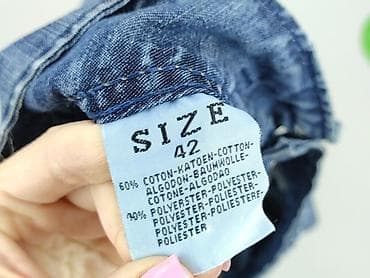 dżinsy culottes: Spodnie 3/4 damskie, rozmiar XL — 5