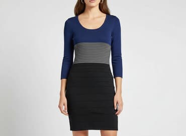 sukienki w paski: Max Studio, Sukienka damska, rozmiar L — 6