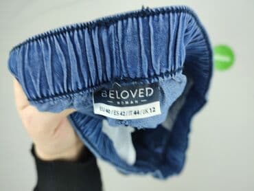 spodnie na lato plus size: Denim, Jeansy damskie, M — 4