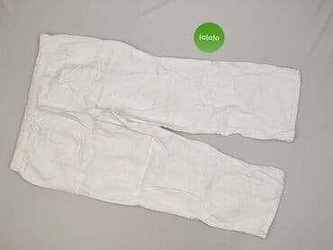 joggery lniane damskie: M&S Collection, Spodnie materiałowe damskie, rozmiar 2XL — 3