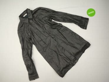 koszula z eko skóry reserved: Stradivarius, Шкіряна куртка жіноча, розмір M — 2