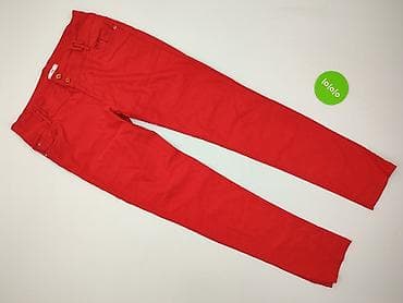 czerwone spodnie hm: Spodnie materiałowe damskie, rozmiar 2XL — 2
